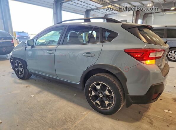 JF2GTABC6JH302867 2018 SUBARU CROSSTREK Gray Rear left