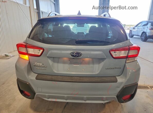 JF2GTABC6JH302867 2018 SUBARU CROSSTREK Gray Rear view