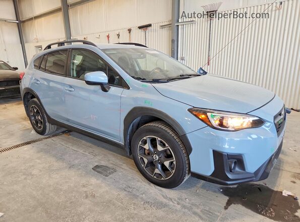 JF2GTABC6JH302867 2018 SUBARU CROSSTREK Gray Front right