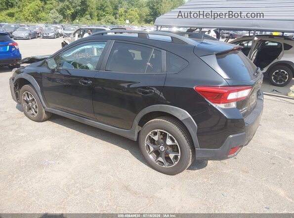 JF2GTABC6JH334282 2018 SUBARU CROSSTREK Black უკანა მარცხენა
