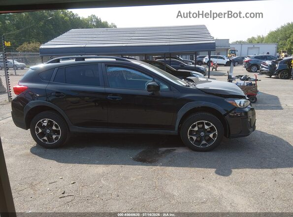 JF2GTABC6JH334282 2018 SUBARU CROSSTREK Black უკანა სალონის ხედი
