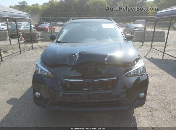 JF2GTABC6JH334282 2018 SUBARU CROSSTREK Black ხელსაწყოთა პანელის ხედი
