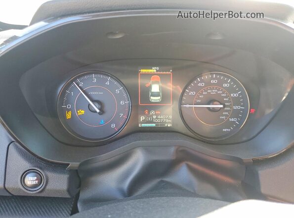JF2GTABC6LH261062 2020 SUBARU CROSSTREK Black Вид щитка приладів