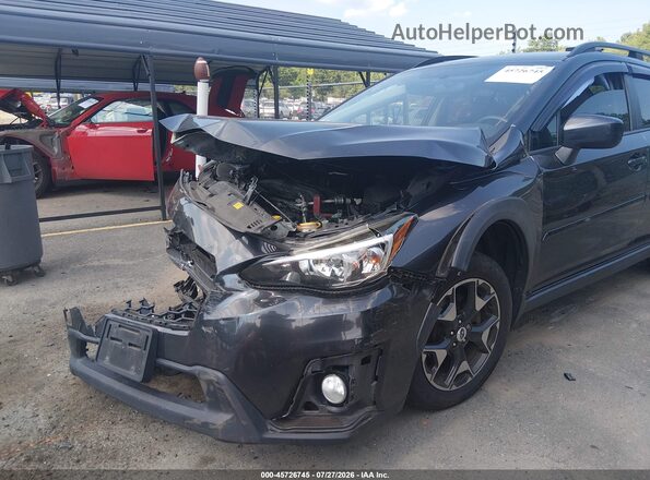 JF2GTABC7JH268244 2018 SUBARU CROSSTREK Gray წინა ხედი