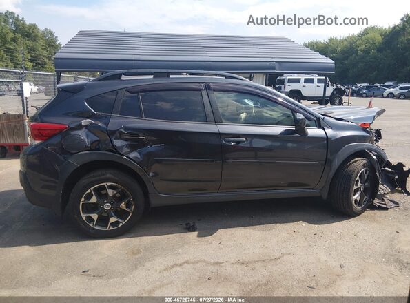 JF2GTABC7JH268244 2018 SUBARU CROSSTREK Gray უკანა სალონის ხედი