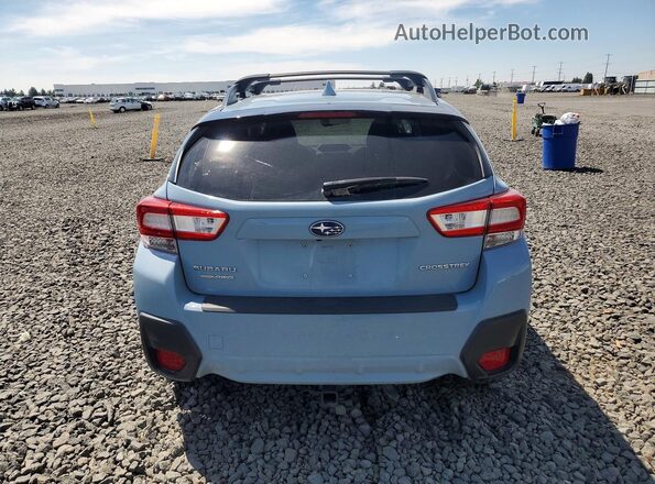 JF2GTABC7JH332928 2018 SUBARU CROSSTREK Синий Вид сзади