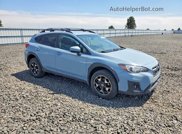 JF2GTABC7JH332928 2018 SUBARU CROSSTREK Синий Передняя правая четверть