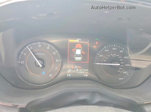 JF2GTABC7LH271325 2020 SUBARU CROSSTREK Blue ხელსაწყოთა პანელის ხედი