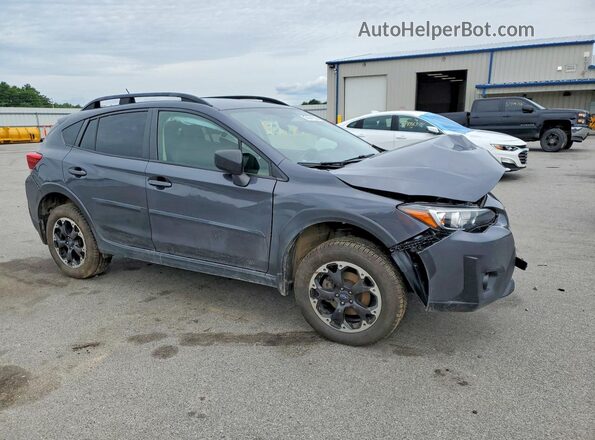 JF2GTABC7M8379039 2021 SUBARU CROSSTREK Gray Przód prawy