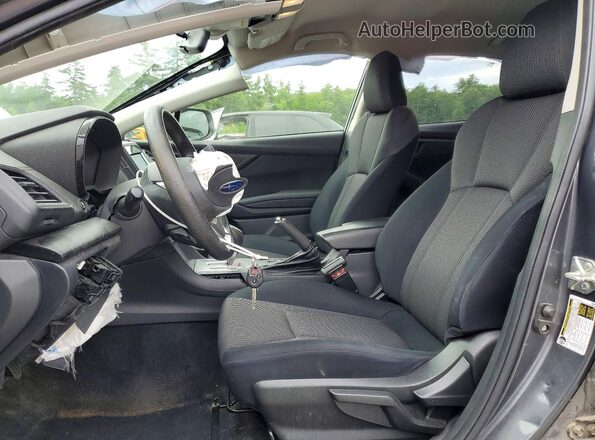 JF2GTABC7M8379039 2021 SUBARU CROSSTREK Gray Widok wnętrza z przodu