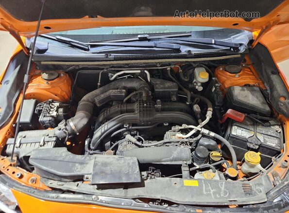 JF2GTABC8JH298157 2018 SUBARU CROSSTREK Orange Սալոնի հետևի տեսք