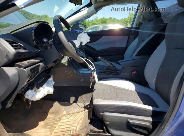 JF2GTABC8L8225650 2020 SUBARU CROSSTREK Blue Vista interior delantera
