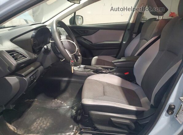 JF2GTABC8M8358569 2021 SUBARU CROSSTREK Gray Widok wnętrza z przodu