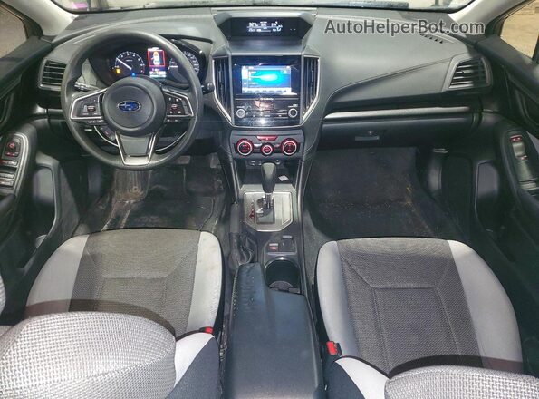 JF2GTABC8M8358569 2021 SUBARU CROSSTREK Gray Widok deski rozdzielczej