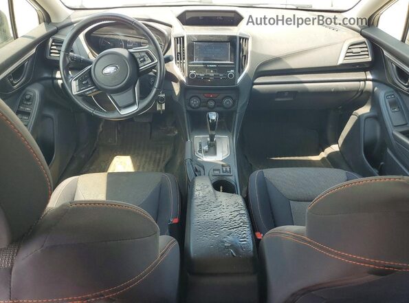 JF2GTABC9JH244575 2018 SUBARU CROSSTREK White წინა პანელის ხედი