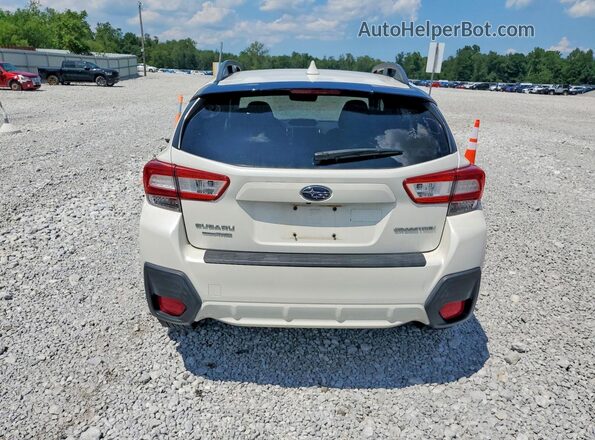 JF2GTABC9JH244575 2018 SUBARU CROSSTREK White უკანა ხედი
