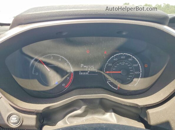 JF2GTABC9JH244575 2018 SUBARU CROSSTREK White ხელსაწყოთა პანელის ხედი