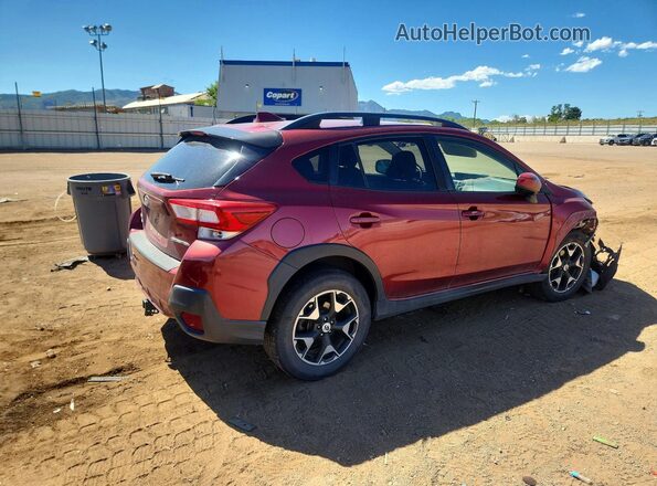 JF2GTABC9JH285109 2018 SUBARU CROSSTREK Maroon Rear right