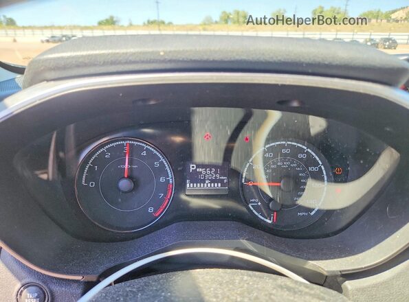 JF2GTABC9JH285109 2018 SUBARU CROSSTREK Maroon Instrument cluster view