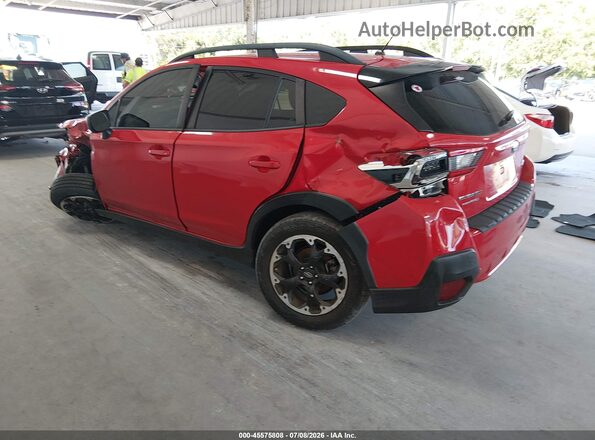 JF2GTABC9MH396859 2021 SUBARU CROSSTREK Red უკანა მარცხენა