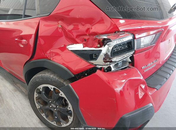 JF2GTABC9MH396859 2021 SUBARU CROSSTREK Red წინა ხედი