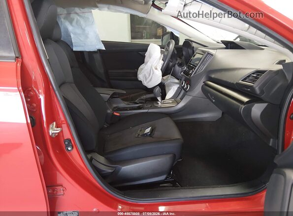 JF2GTABC9MH396859 2021 SUBARU CROSSTREK Red წინა სალონის ხედი