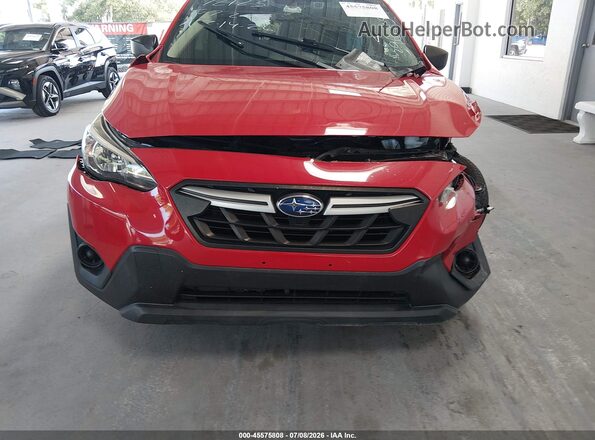 JF2GTABC9MH396859 2021 SUBARU CROSSTREK Red ხელსაწყოთა პანელის ხედი