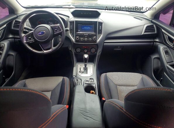 JF2GTABCXJH232256 2018 SUBARU CROSSTREK Charcoal Widok deski rozdzielczej