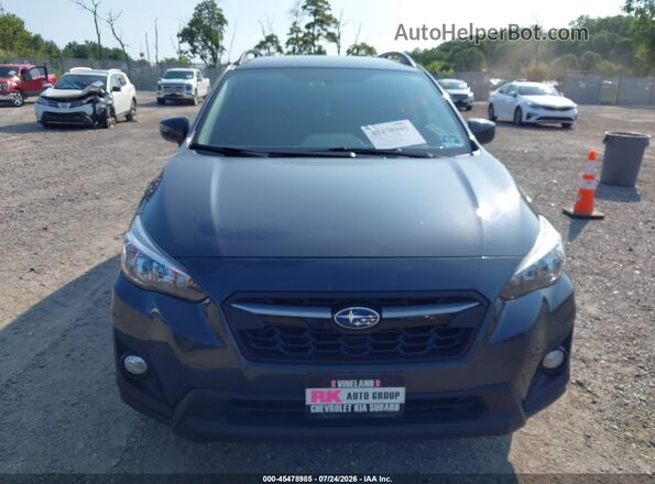 JF2GTABCXJH322958 2018 SUBARU CROSSTREK Black Vista del cuadro de instrumentos