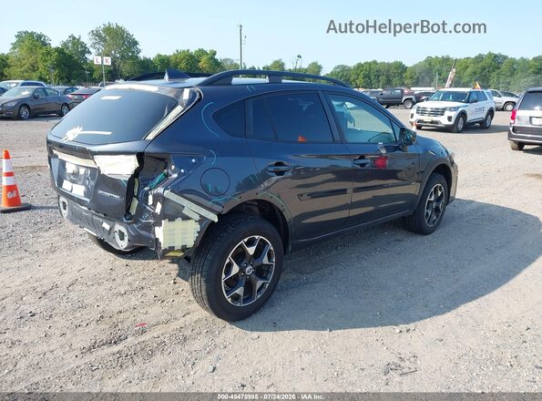 JF2GTABCXJH322958 2018 SUBARU CROSSTREK Black Trasero derecho