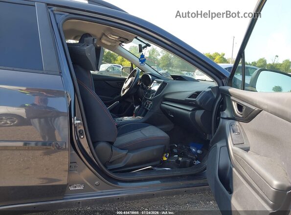 JF2GTABCXJH322958 2018 SUBARU CROSSTREK Black Vista de la etiqueta del VIN