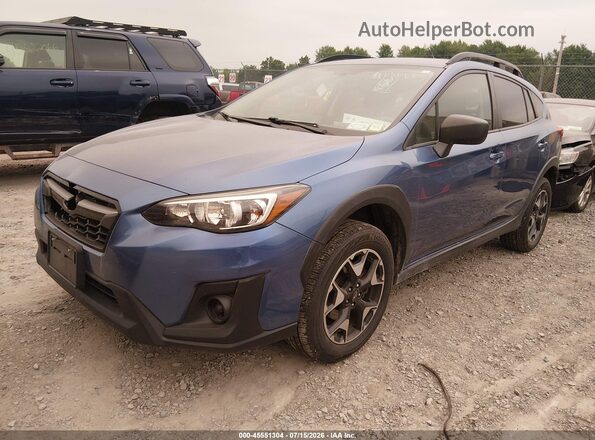 JF2GTABCXK8305952 2019 SUBARU CROSSTREK Blue Առջևի ձախ երեք քառորդ տեսարան