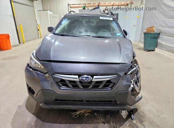 JF2GTABCXMH216353 2021 SUBARU CROSSTREK Gray წინა ხედი
