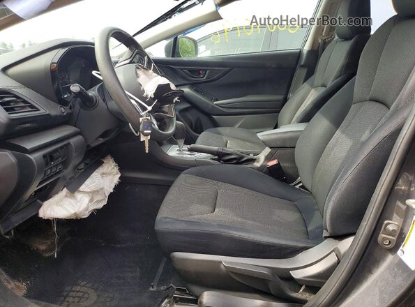 JF2GTABCXMH216353 2021 SUBARU CROSSTREK Gray წინა სალონის ხედი
