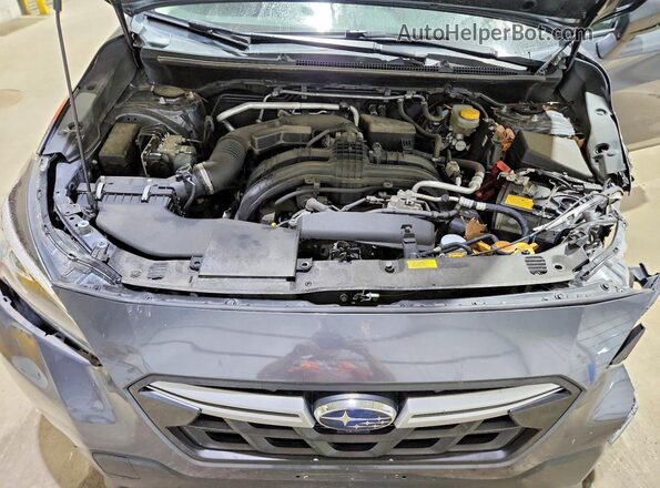 JF2GTABCXMH216353 2021 SUBARU CROSSTREK Gray უკანა სალონის ხედი