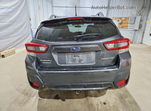 JF2GTABCXMH216353 2021 SUBARU CROSSTREK Gray უკანა ხედი