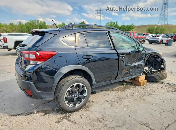 JF2GTABCXMH239065 2021 SUBARU CROSSTREK Black Trasero derecho