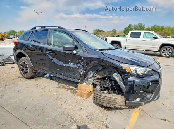 JF2GTABCXMH239065 2021 SUBARU CROSSTREK Black Delantero derecho