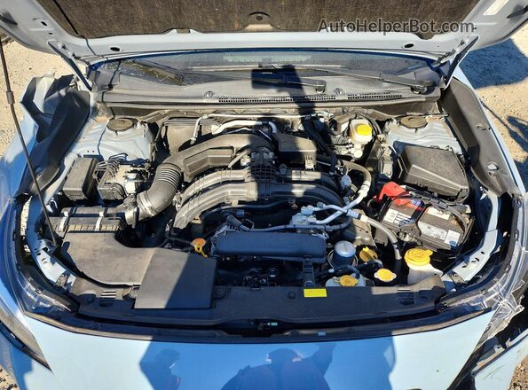 JF2GTACC0K8330938 2019 SUBARU CROSSTREK Blue Vista del compartimento del motor