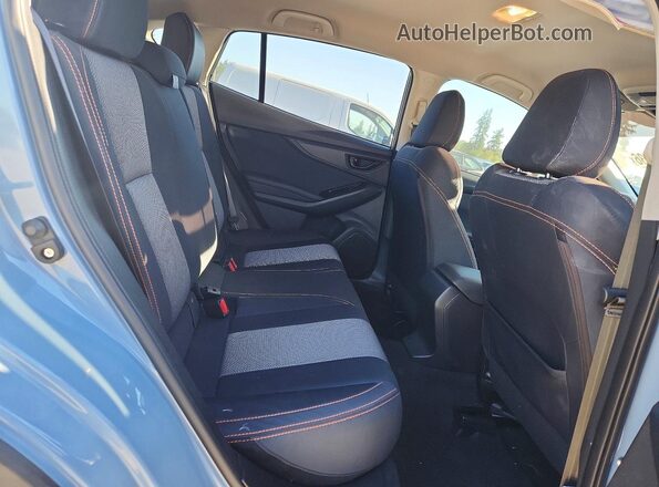 JF2GTACC0K8330938 2019 SUBARU CROSSTREK Blue Vista interior trasera