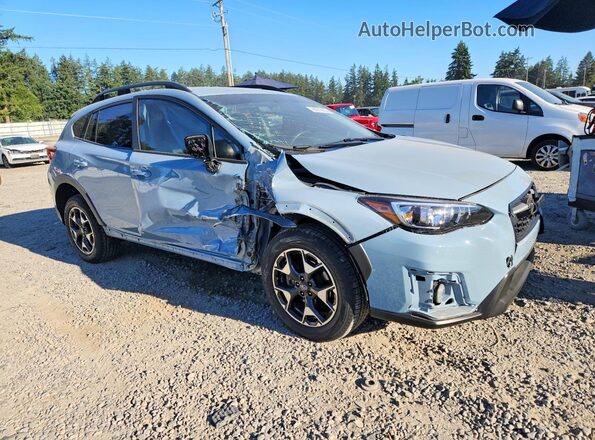JF2GTACC0K8330938 2019 SUBARU CROSSTREK Blue Delantero derecho