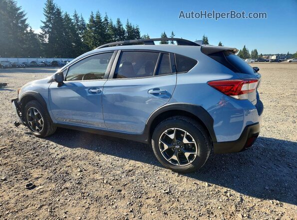 JF2GTACC0K8330938 2019 SUBARU CROSSTREK Blue Trasero izquierdo