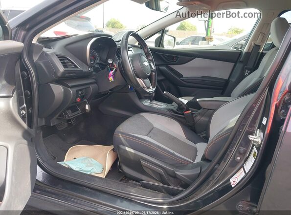 JF2GTACC1K8246787 2019 SUBARU CROSSTREK Gray Widok wnętrza z przodu