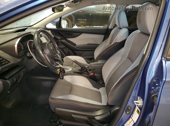 JF2GTACC1KH319902 2019 SUBARU CROSSTREK Blue Vista interior delantera