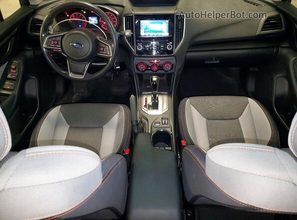 JF2GTACC1KH319902 2019 SUBARU CROSSTREK Blue Vista del salpicadero