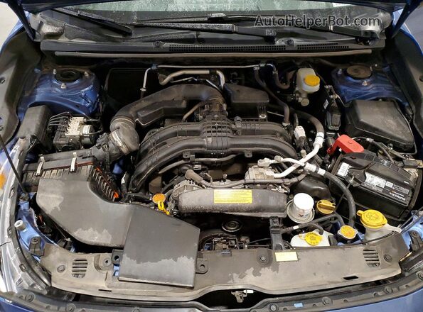 JF2GTACC1KH319902 2019 SUBARU CROSSTREK Blue Vista del compartimento del motor