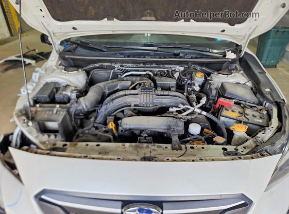 JF2GTACC1KH338319 2019 SUBARU CROSSTREK White Вид задньої частини салону