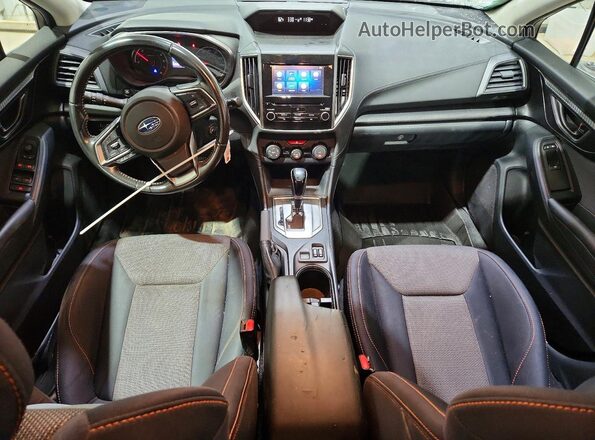 JF2GTACC1KH338319 2019 SUBARU CROSSTREK White Вид панелі приладів