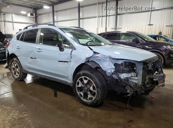 JF2GTACC2KH221722 2019 SUBARU CROSSTREK Blue Delantero derecho