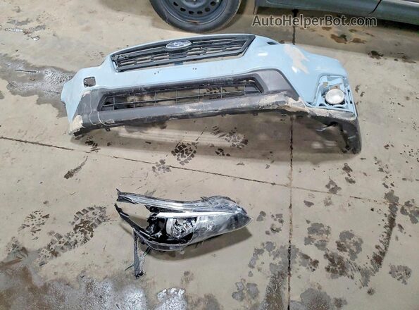 JF2GTACC2KH221722 2019 SUBARU CROSSTREK Blue Vista de la etiqueta del VIN